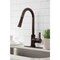 Gourmetier LS8685CTL Pull-Down Kitchen Faucet, Oil Rubbed Bronze LS8685CTL - alternate 5